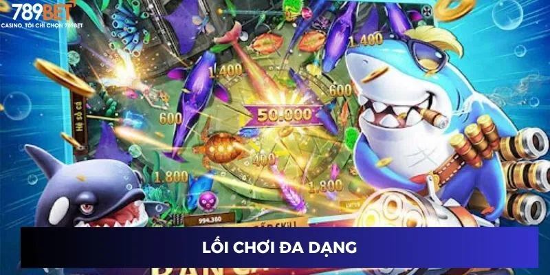 Game Trùm Cá 3D Hot Nhất: Hành Trình Chinh Phục Đại Dương 2 Lối chơi đa dạng